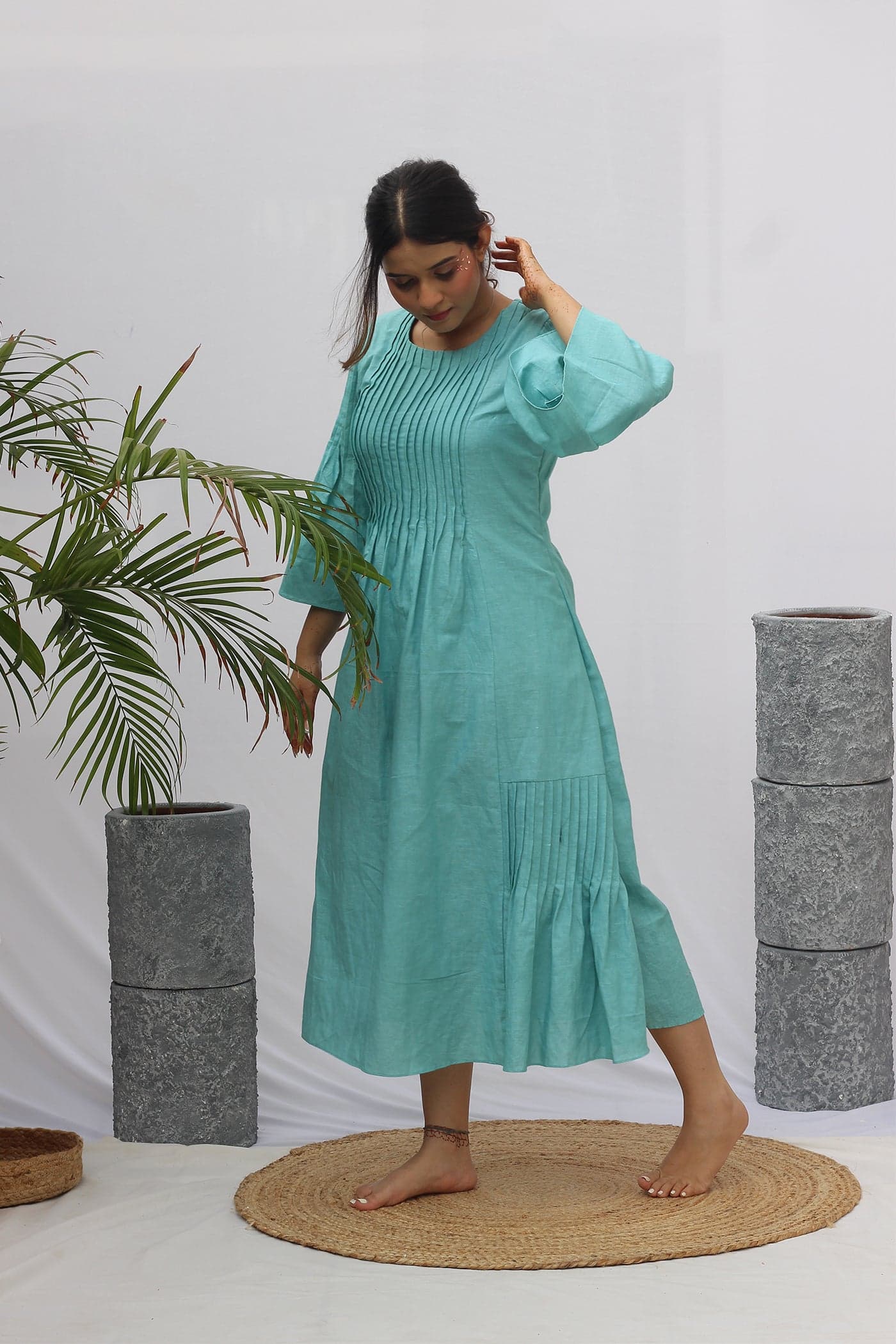 Aqua Marine Summer Dress — view 1