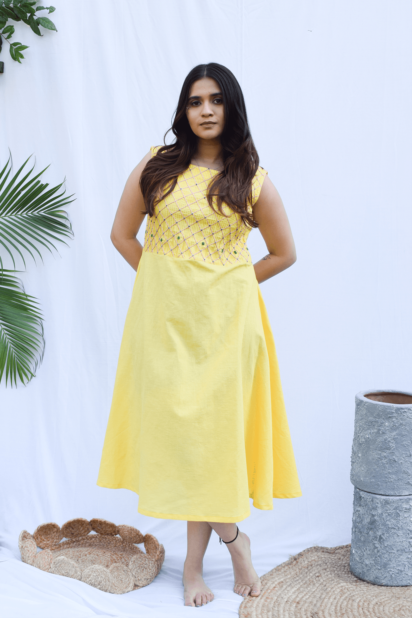 Soft Yellow Summer Dress — view 1
