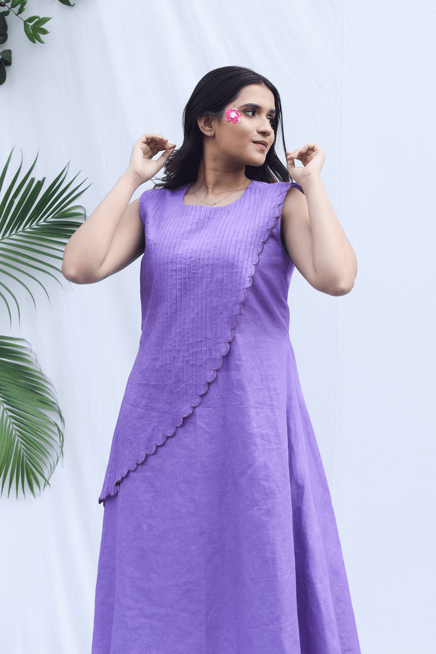 Craftsmanship detail — Lilac Summer Dress